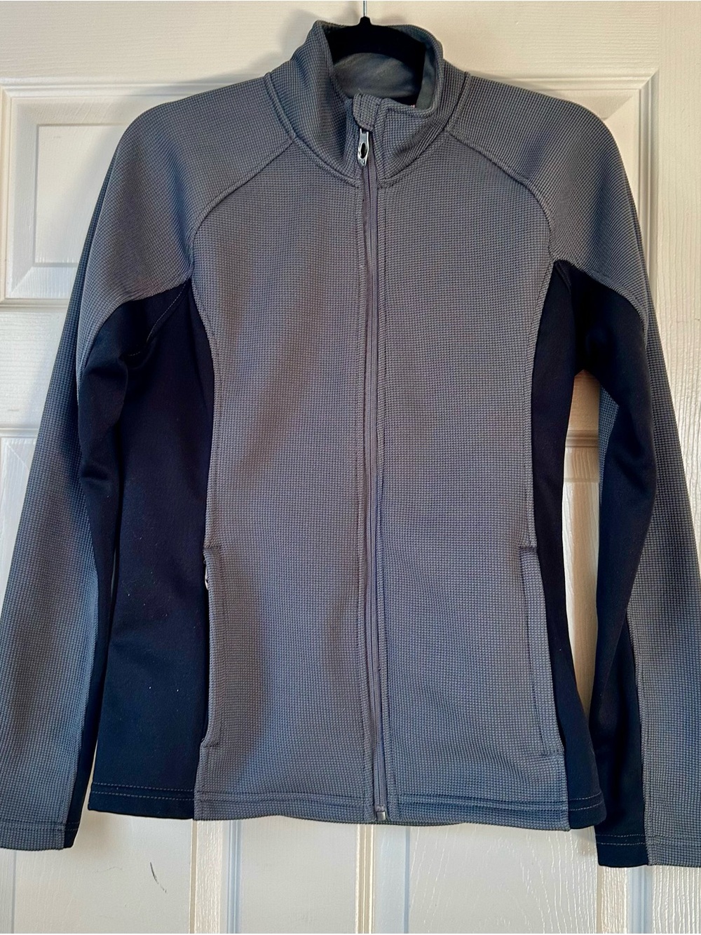 Spyder Gray and Black Full-Zip Utility Jacket